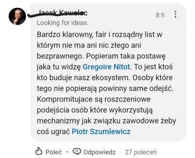 Nighthuntero - Tak sobie czytam ten post Szumiego na Ln i zbierałem dla was kilka kom...