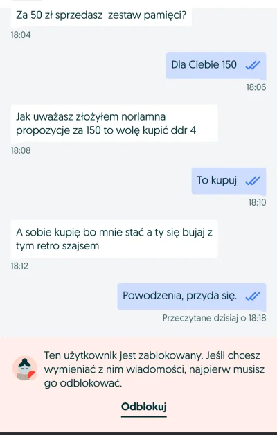 cacum3 - pan Daniel z Wołomina uczy się targowania 
#januszebiznesu 
#olx