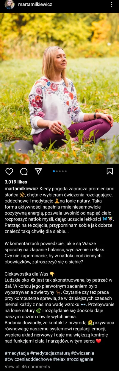 Wirtuoz - Te jej opisy pod zdjęciami na insta, to kopalnia botowej beki. Sztuczna int...