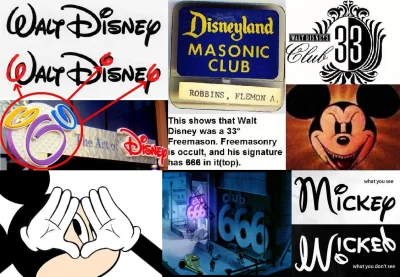 Czata49 - Disney był satanistą i masonem 33 stopnia. Kto wie co to znaczy, ten rozumi...
