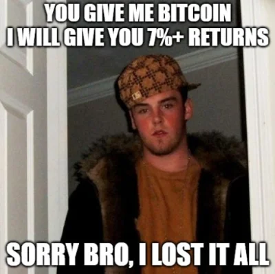 CzulyTomasz - Zasada działania CeFi - prezentuje Scumbag Steve ( ͡° ͜ʖ ͡°)

#bitcoin ...