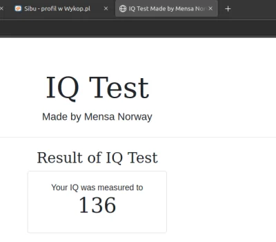 Sibu - Nie wiem na ile wiarygodny ten test @Szary_Anon: @aczutuse: