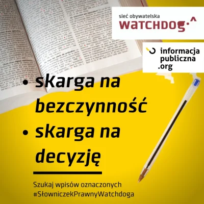 WatchdogPolska - W teorii korzystanie z prawa do informacji jest proste. Wysyłasz wni...