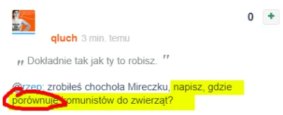 rzep - > czy napisanie, że komuniści ZACHOWUJĄ(postępują, patrz SJP punkt 3) się jak ...