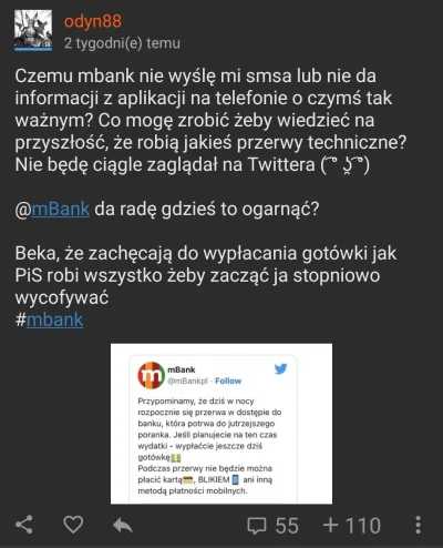 Ar_0 - https://www.wykop.pl/wpis/68892415/czemu-mbank-nie-wysle-mi-smsa-lub-nie-da-in...