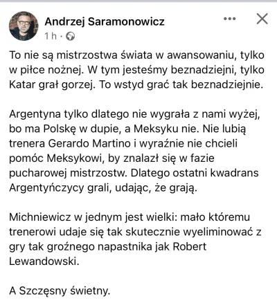 CipakKrulRzycia - #mecz #mundial #pilkanozna 
#saramonowicz Na logikę, tak mogło być