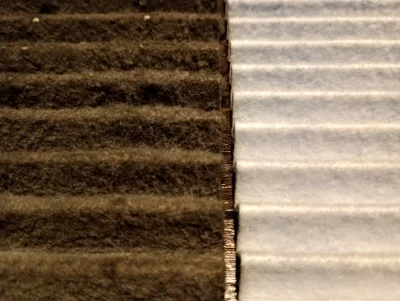 ksanthippe - Mmm, filtr z naszego oczyszczacza po pół roku ( ͡° ʖ̯ ͡°) obok nówka.
We...
