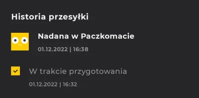 dawid-hopek - #paczkomaty #inpost #kurier
Fak. A chciałem jutro mieć już paczkę :(