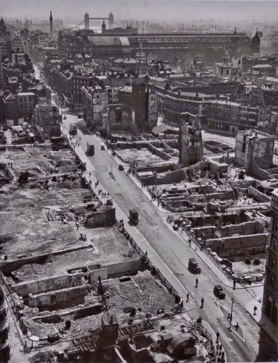 cheeseandonion - >London from St Paul's Cathedral as it looked in August 1942 by the ...