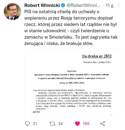 Fako - Macierewicz to niezły wariat. Wszędzie "zamach" musi być. 
#bekazpisu #konfede...