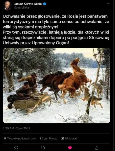 vrim - Hurr, durr - #korwin znowu broni Rosję! 

#konfederacja #polityka

SPOILER
