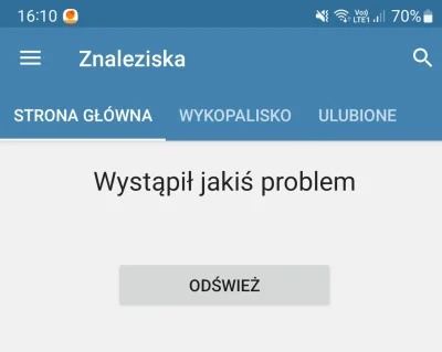 snorli12 - Dlaczego od 3 dni mam taki komunikat w aplikacji mobilnej? #pytanie #pytan...