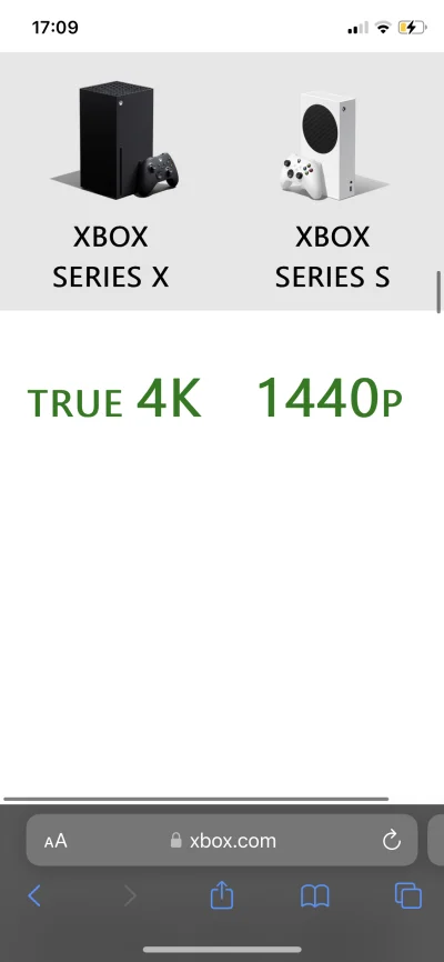 A.....4 - @adeekk1989: ty w ogóle wiesz co kupiłeś? Xbox series s nie ma 4K. Poniżej ...