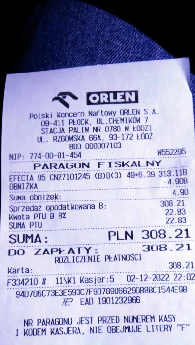 Cinos - Przekonaliscie mnie, do pelna na #orlen