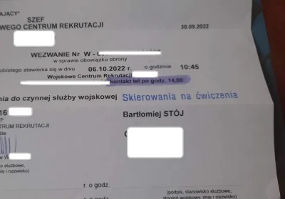 Zwiadowca_Historii - Moje wezwanie sprzed 2 miechów na manewry Puma 2022. Najzabawnie...