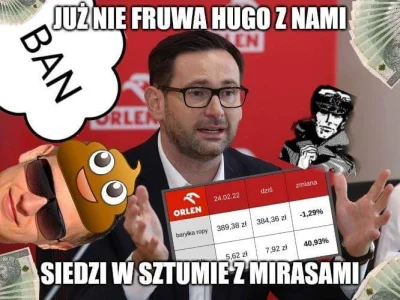 felur - Z pozdrowieniami od @hugoprat z banicji, którą otrzymał za baner z cenami pal...