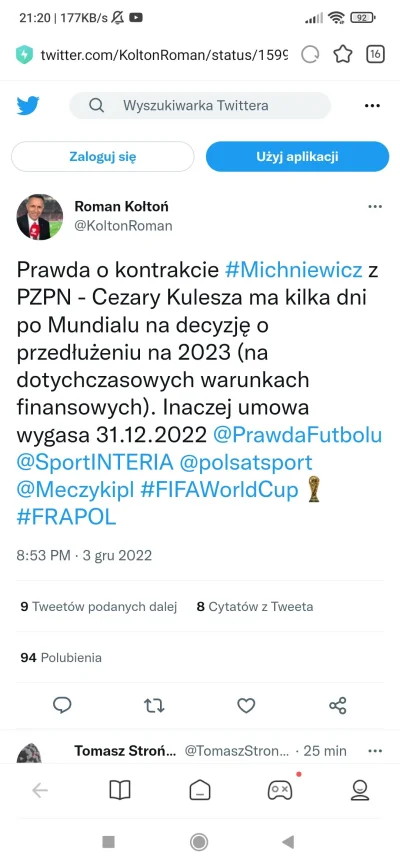 Perke - Prawda o kontrakcie #Michniewicz z PZPN - Cezary Kulesza ma kilka dni po Mund...