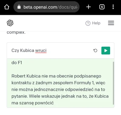 kurczakF1 - Nawiązując do znaleziska z głównej.

Wruci! AI nie może się mylić 
#ku...