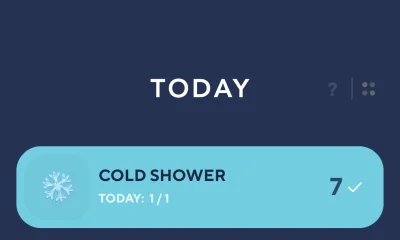 S.....n - ᕙ(✿ ͟ʖ✿)ᕗ
Zaczęłam praktykować te mityczne zimne prysznice rano, w sumie t...