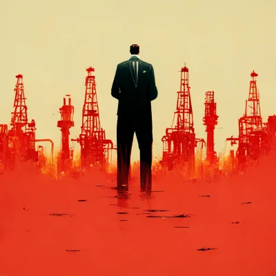 Strus - > evil CEO of government-owned oil company exploits his nation with high gas ...