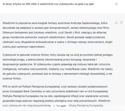 fuuYeah - > to teraz artykul na 300 słów o wiedzminie cxy cyberpunku na gola czy ppe
...