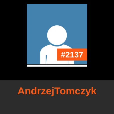 b.....s - @AndrzejTomczyk: to Ty zajmujesz dzisiaj miejsce #2137 w rankingu! 
#codzie...