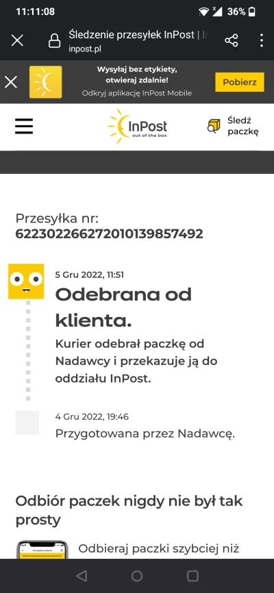 maxelm2 - Ale zajebisty ten InPost ojojo paczka w 8godzin dochodzi. A gówno prawda. M...