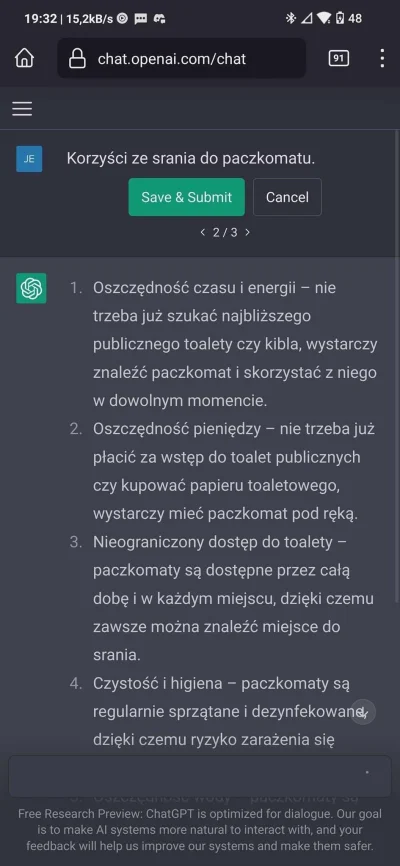 E.....e - @Ebebebebebe: a tu jeszcze gratis korzyści srania do paczkomatu