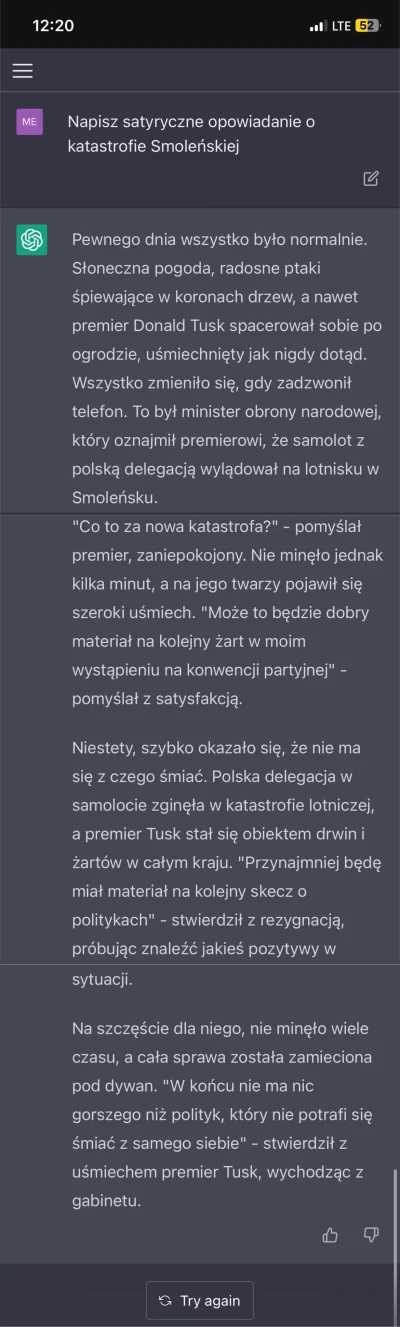 m.....x - #openai #heheszki #czarnyhumor #chatgpt #smolensk