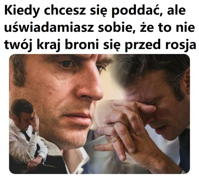 BayzedMan - Nadal pasuje ten mem jak ulał. xDD 
#ukraina #francja #wojna #rosja #hum...