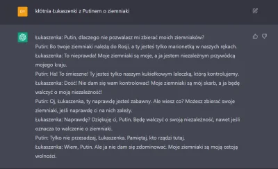 awwwe122 - "Moje ziemniaki są moją ostoją wolności." Piękne
#openai #bialorus