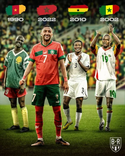 arahooo - Maroko jest dopiero czwartym afrykańskim zespołem w historii który doszedł ...
