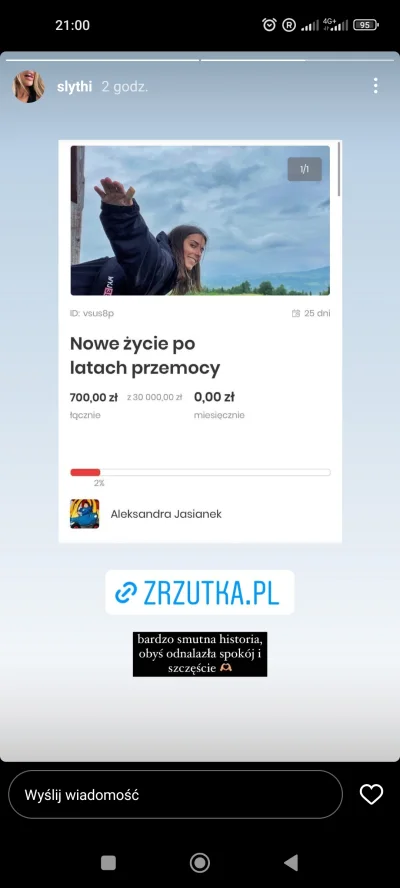 DeDu92 - Relacja Sandry na IG, czyżby ciche wołanie o pomoc? 
#famemma #nitro