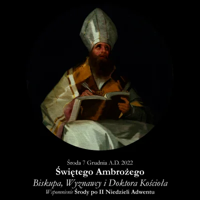 BenedictusNursinus - #kalendarzliturgiczny #wiara #kosciol #katolicyzm

Środa 7 Gru...