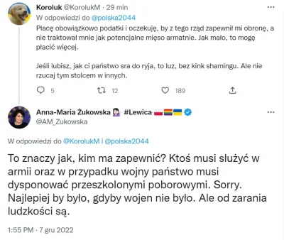 m.....0 - "Ktos musi sluzyc w armi. Sorry" - tyle jest wlasnie warta ta slynna empati...