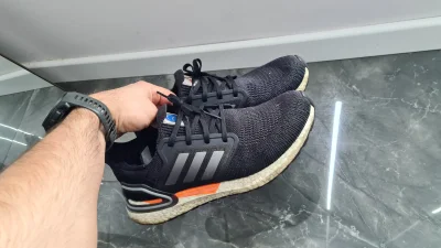 Tigermass - Adidas ultraboost 19. 
Przebieg biegania 1100km, 98% to asfalt, moja sre...