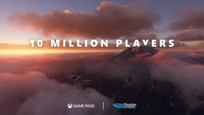 J.....y - Microsoft Flight Simulator Celebrates 10 Million Pilots.

Because it’s a ...