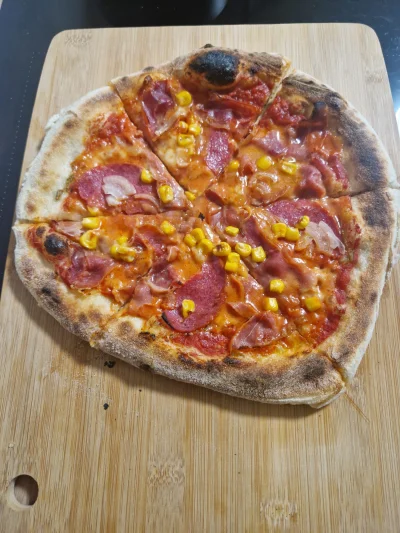 barto125 - Pewnie niektórzy z was przed obiadem, to wrzucam tą oto pizzę jeszcze gorą...