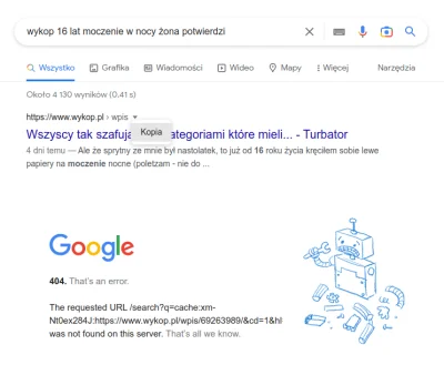 mk321 - #wykop #google #cache #obowiazkowecwiczeniawojskowe 

Jeśli jakiś wpis jest...