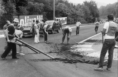 tumialemdaclogin - GP Belgii na torze SPA w 1985 roku było rozgrywane na dwa razy. Pi...