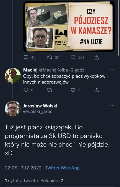 ooopanie - A czy pan @wolskiowojnie cos nie mowil o problemach zdrowotnych pewnie nie...