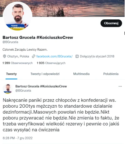 F.....e - To nie koniec kompromitacji Lewicy na dziś
Tow. Bartosz Grucela (Razem) na...