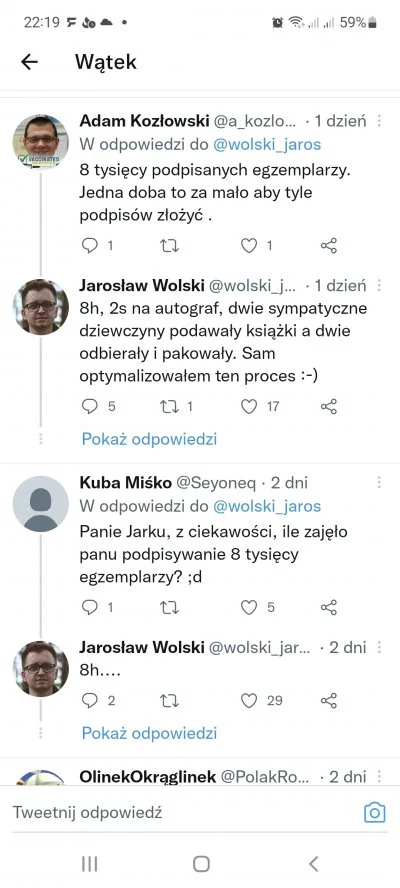 SzybkieSondy - A ja to o @wolskiowojnie pisałem praktycznie od początku, kiedy wybił ...