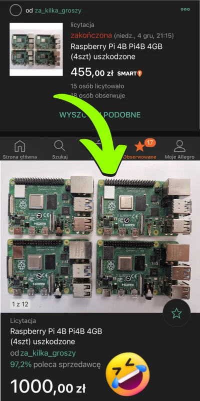 Pan_Slon - Mirki, kupujcie uszkodzone raspberry pi, za tanio typ sprzedaje ( ͡° ͜ʖ ͡°...