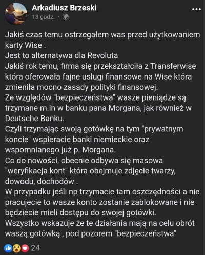 perseweratywnosc - #wise #bankowosc #banki #revolut