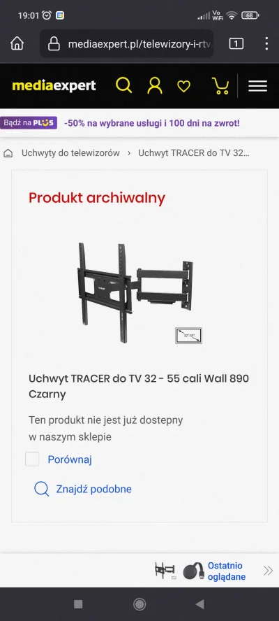 algus - Mam taki uchwyt na #telewizory czy mimo iż jest na nim napisane że obsługuje ...