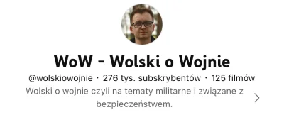 Bazyliboss - 276k subskrybentów i pewnie większość to Panowie w wieku poborowym. Ciek...