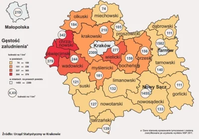 Tajch - @slx2000: 
Bo nie ma kto płakać - powiaty gorlicki czy nowosądecki to 3 razy...