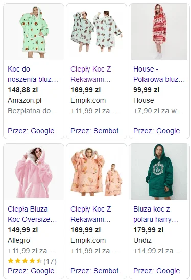greeyk - Czesc, szukam prezentu dla różoweji mysle o bluzie-kocu. Kupował ktoś z was ...