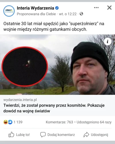 wmw987 - #heheszki #znalezionenafacebooku #ufo

Pierwszy kosmiczny super żołnierz